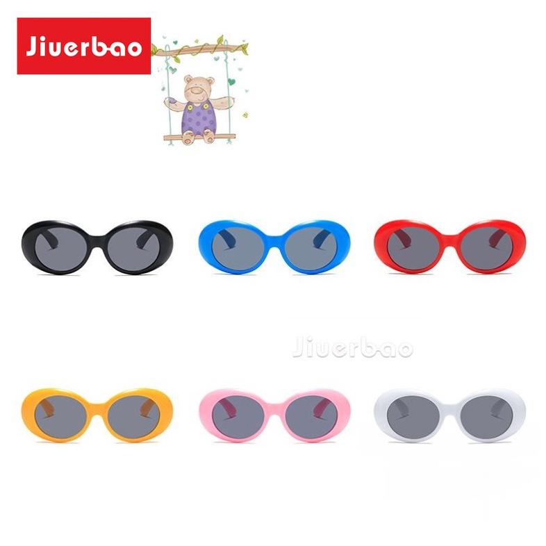 Thời Trang Kính Mát Hình oval Nhỏ Phong Cách Đường Phố Chống Tia uv Dành Cho Bé Trai Và Bé Gái 58-11 - 122