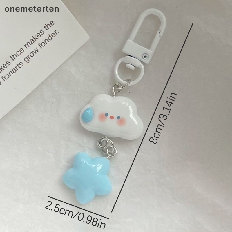Rten 1 Móc Khóa Hình Đám Mây / Ngôi Sao Dễ Thương Xinh Xắn