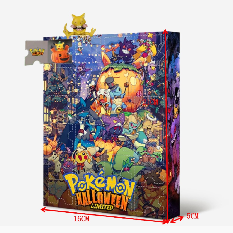 Pokemon Halloween Advent 24 Days Countdown Calendar 24 Toys Figures