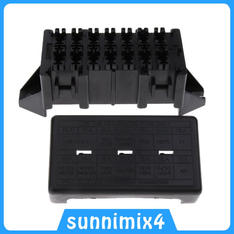 Hộp Cầu Chì 12v-32v 14 Chiều Cho Xe Hơi / Tàu Thuyền