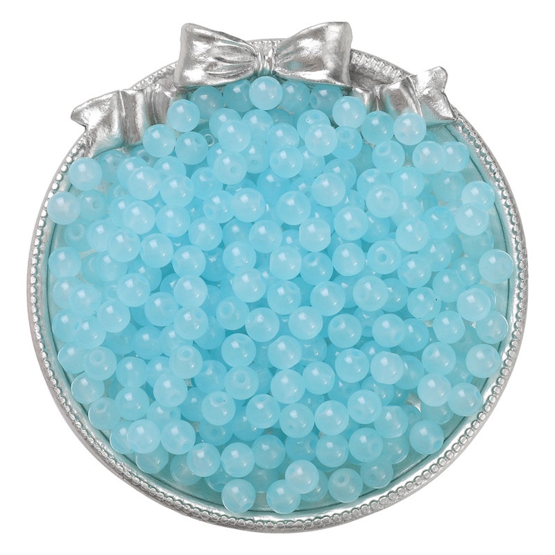 Chuỗi Hạt Ngọc Bích Tròn Màu Sắc 6mm / 8mm Dùng Làm Trang Sức Thủ Công