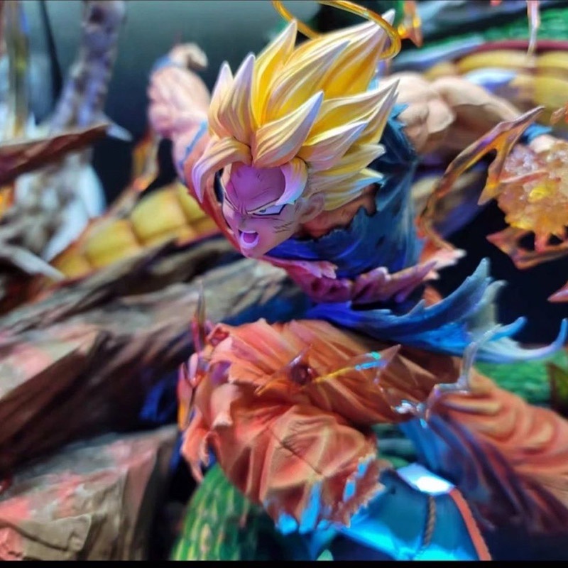 MH74 - Mô Hình Cao Cấp Son Goku Vs Vegeta Cao 35cm Cực Hot - Mô Hình Dragon Ball Super sập sàn