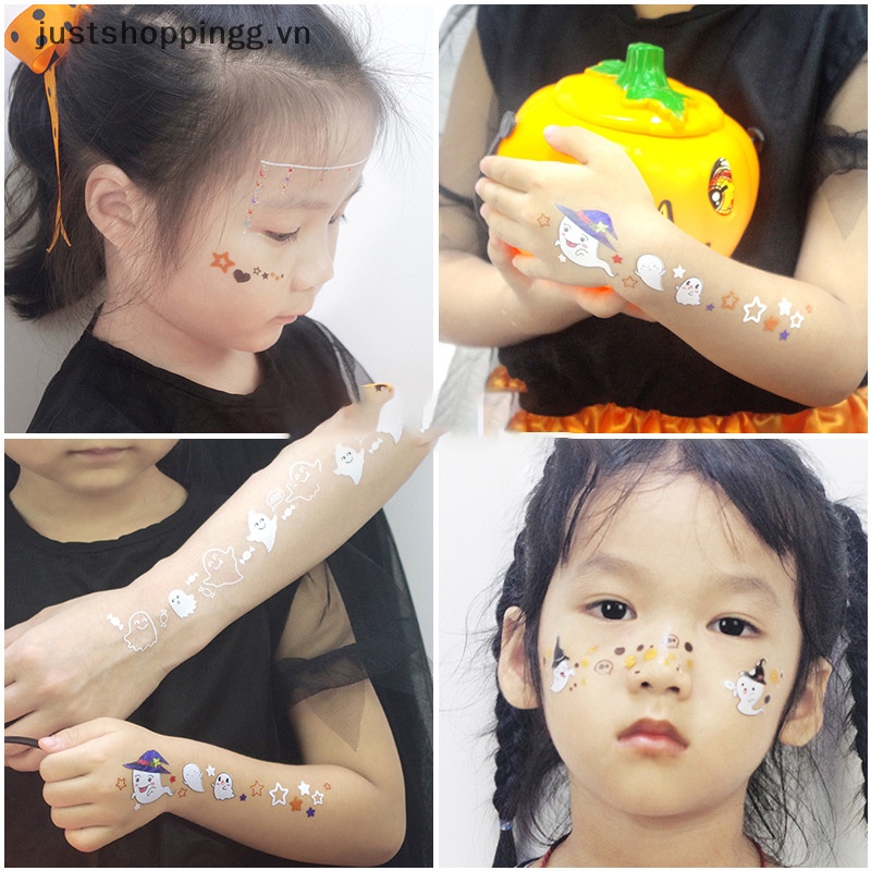 Hình Xăm Dán Mặt Và Mặt Người Nhện Chống Thấm Nước Vui Nhộn Cho Bé