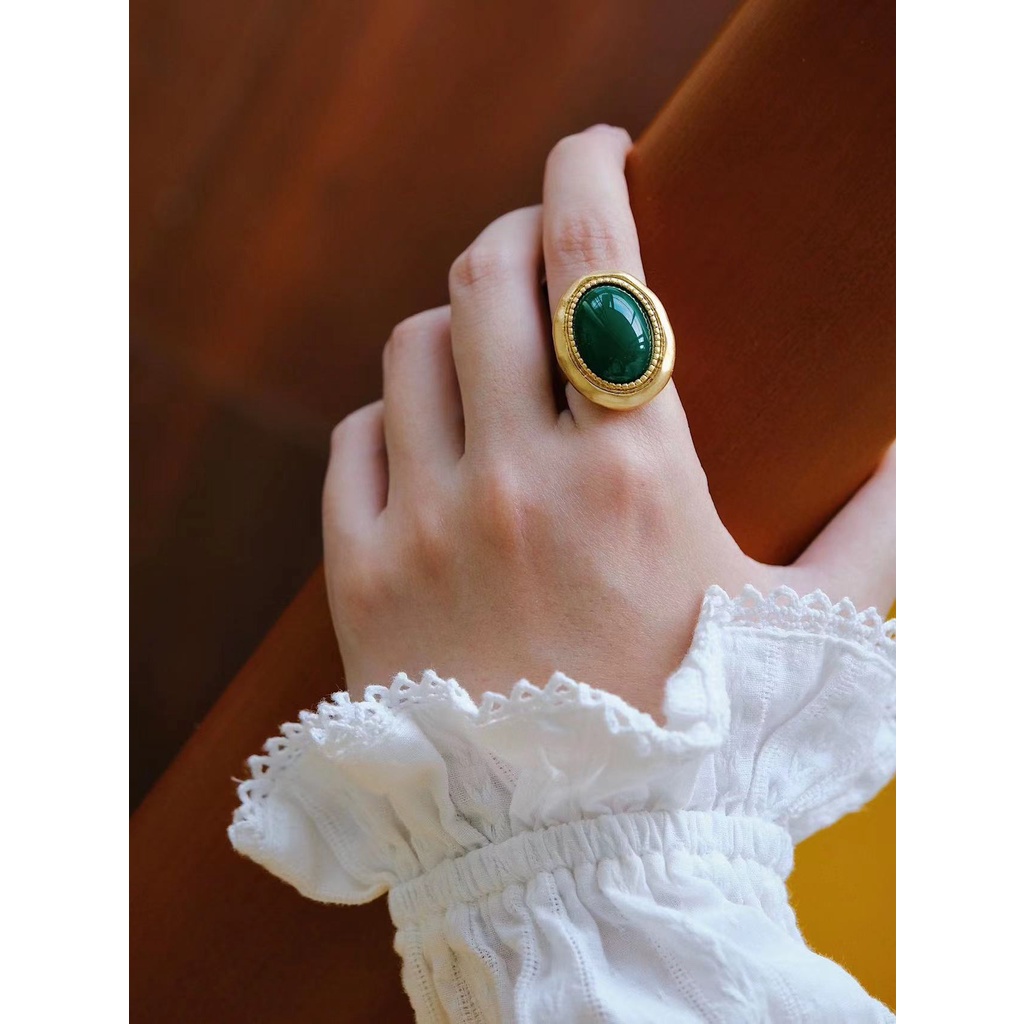 Nhẫn Thời Trang Phong Cách retro Độc Đáo