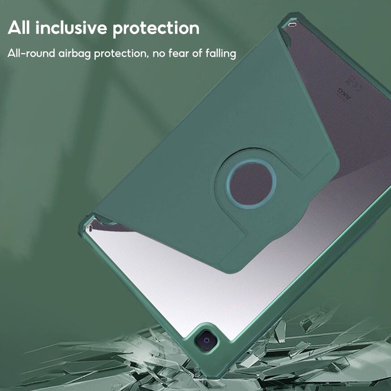 Bao Da Máy Tính Bảng Xoay 360 Độ Bằng acrylic Cho samsung galaxy tab s9 plus 12.4 2023 s7 fe a8 10.5 s6 lite 10.4 s7 s8 11