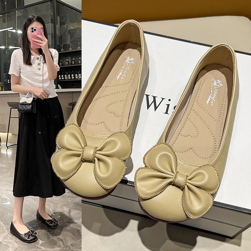 BAILUDAREN. Giày Búp Bê mary jane Đế Mềm Thoải Mái Phong Cách vintage Cho Nữ