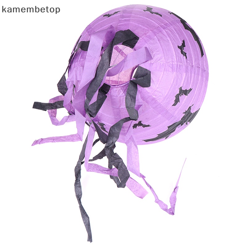 Đèn Lồng Bằng Giấy Hình Đầu Lâu Nhện Treo Trang Trí