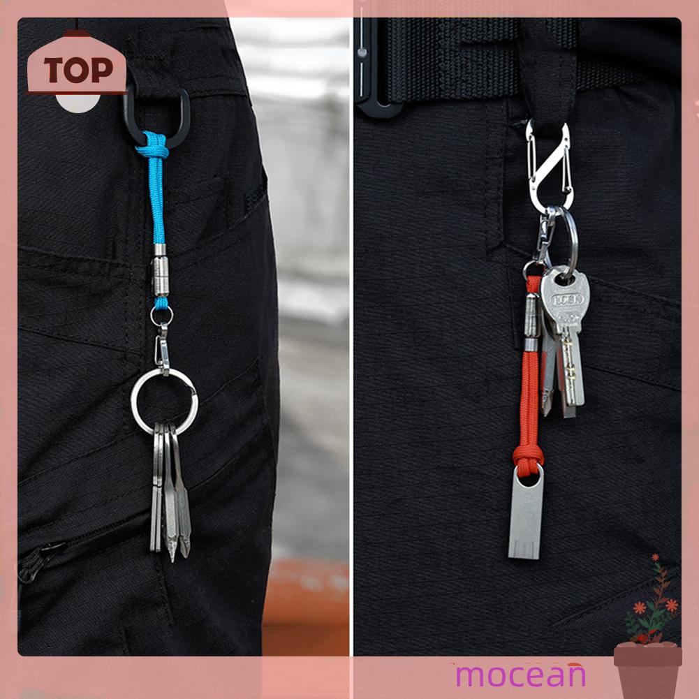 Móc Khóa Dây Dù Chống Thất Lạc Ngoài Trời Có Vòng Khóa parachute
