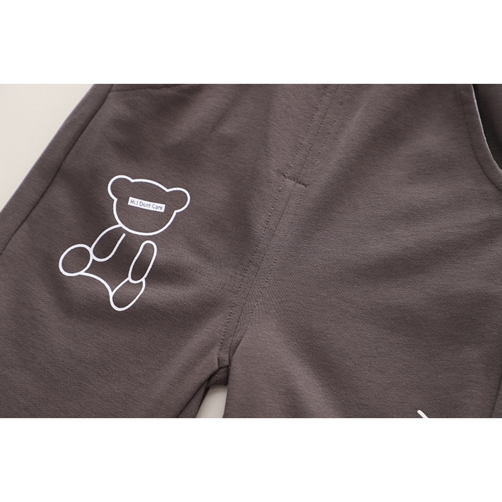 Quần cotton Dài in Họa Tiết Hoạt Hình Thời Trang Xuân Thu Cho Bé Trai