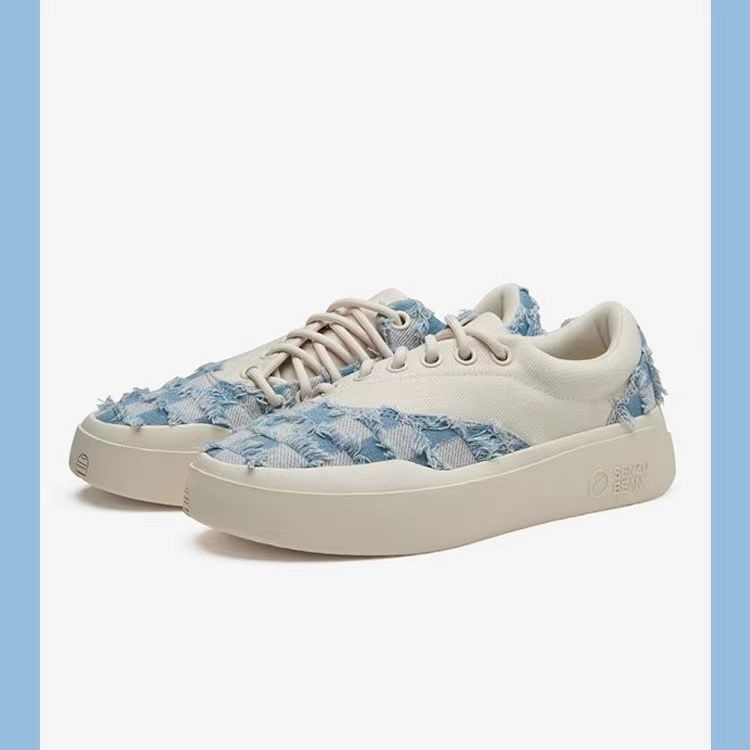 Senzu Giày Thể Thao Vải Bạt Thời Trang Hàn Cho Nam