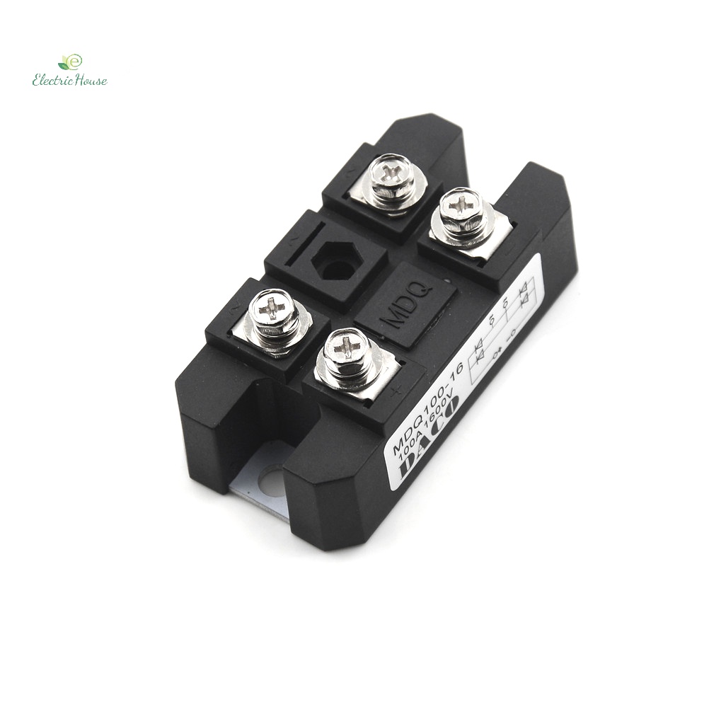 Mdq 100a amp 1600v Bu Lông Đơn 1 Pha Kim Loại Chỉnh Sửa Cầu ts M I