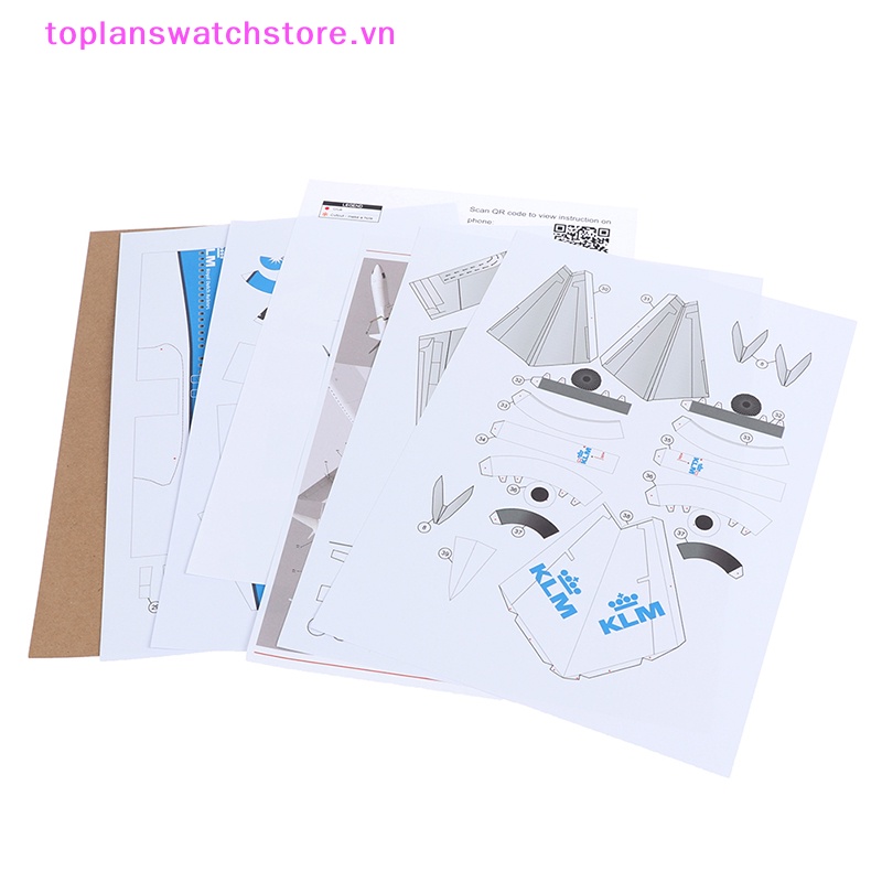 Toplanswatchstore Mô Hình Máy Bay Chiến Đấu 737 3d Bằng Giấy Tỉ Lệ 1: 100 vn