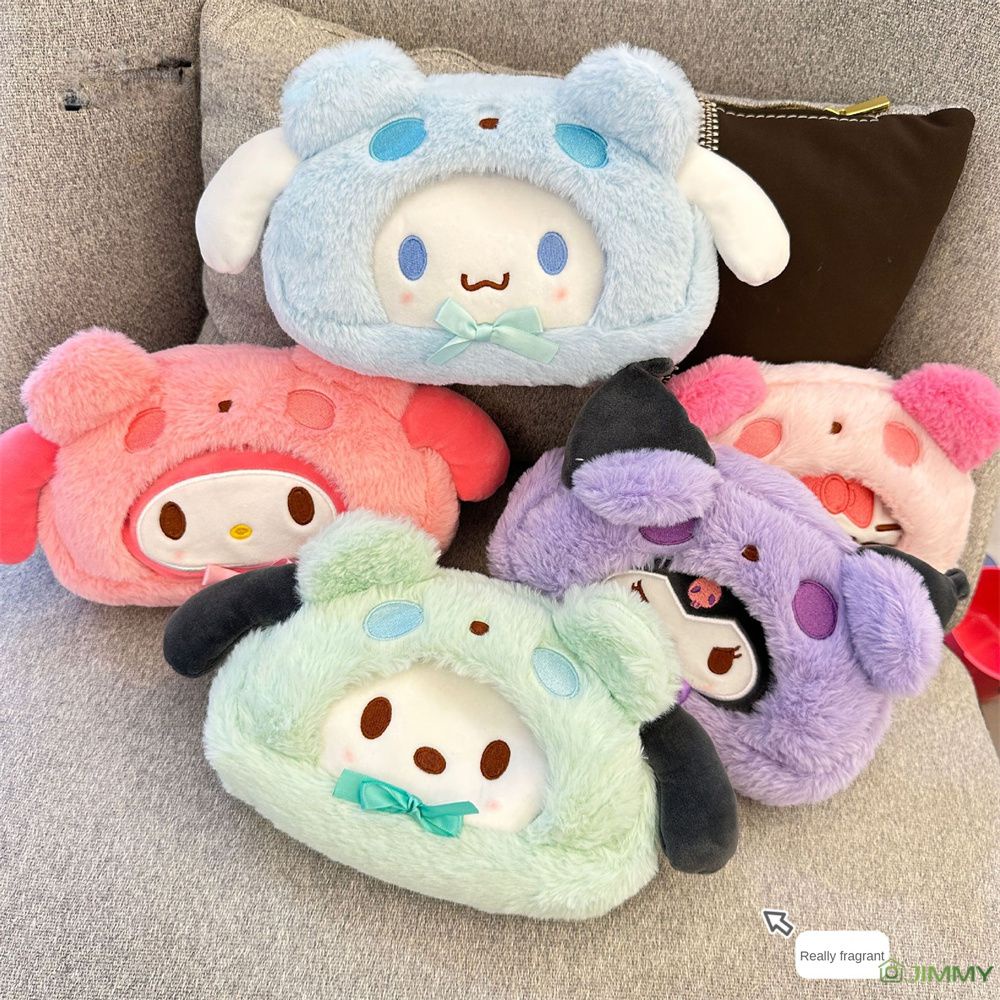 Sanrio Túi Đựng Bút Hình Thỏ melody Nhồi Bông Đáng Yêu