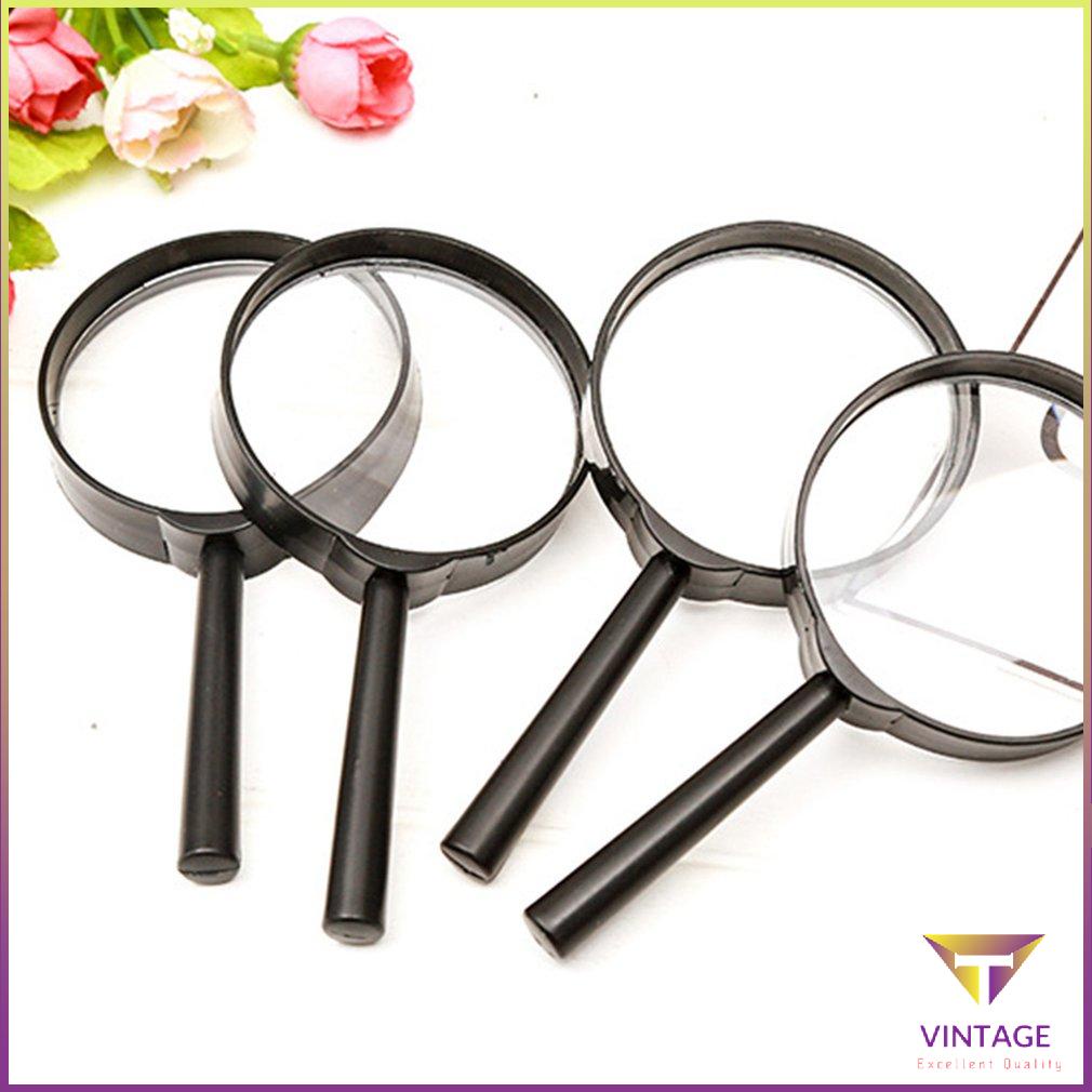 Magnifier Plastic Portable 5 Times Handheld