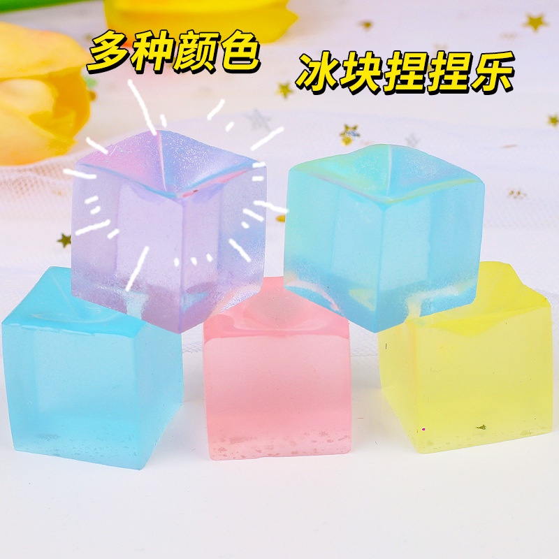 Đồ Chơi Khối Đá Mềm Đàn Hồi Giảm Căng Thẳng Cho Trẻ Em