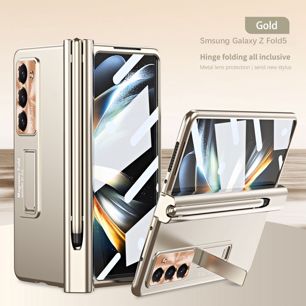 Bao Da Điện Thoại Nắp Gập Bảo Vệ 360 Độ Cho samsung z fold5 fold4 z fold3 samsung galaxy z fold 5 z fold 4 Ốp