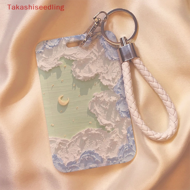 Móc Khóa Thẻ id / Thẻ Ngân Hàng kpop Hoạt Hình Màu Hồng Cho Học Sinh