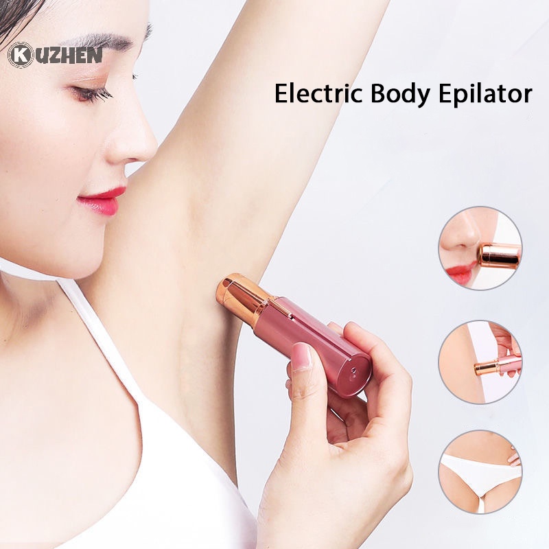 Kuzhen Máy Tẩy Lông Cơ Thể mini Không Đau Cho Nữ