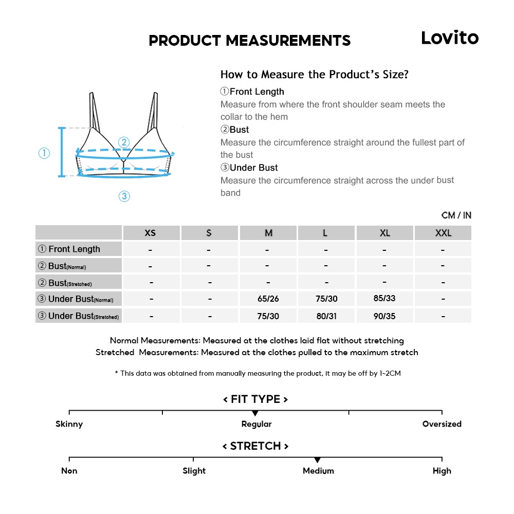 Lovito Áo ngực thể thao cơ bản trơn đơn giản cho nữ LNA27248