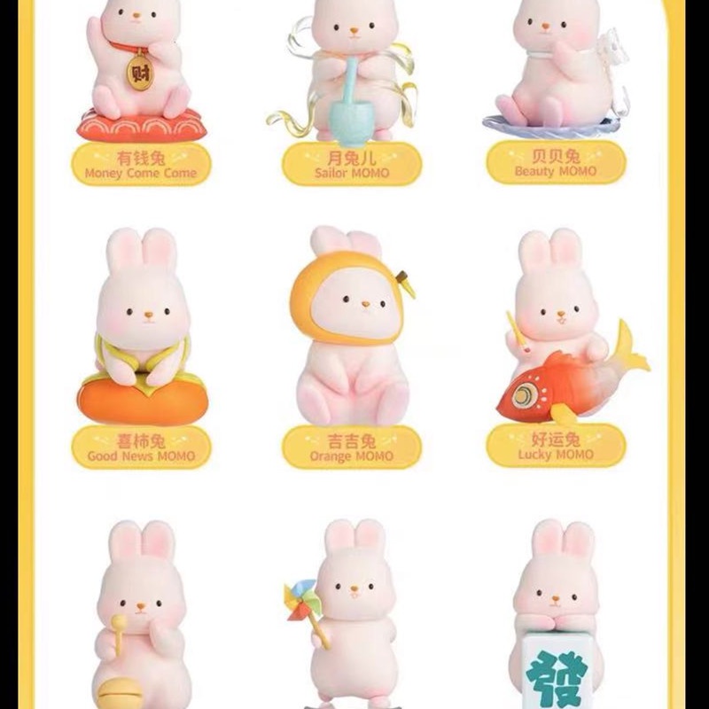 ★Đồ Chơi hgtoys hgtoys★ Búp Bê Thỏ Điều Ước Làm Quà Tặng Trang Trí  [] momo rabbit wish series