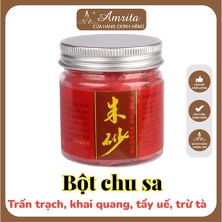 Bột chu sa thờ cúng 95gr , trấn trạch , khai quang, tẩy uế, trừ tà - chu sa ,thần sa, phong thủy - Amrita