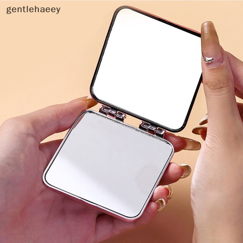 Gương Trang Điểm mini Hình Vuông Hai Mặt miroir beauty en