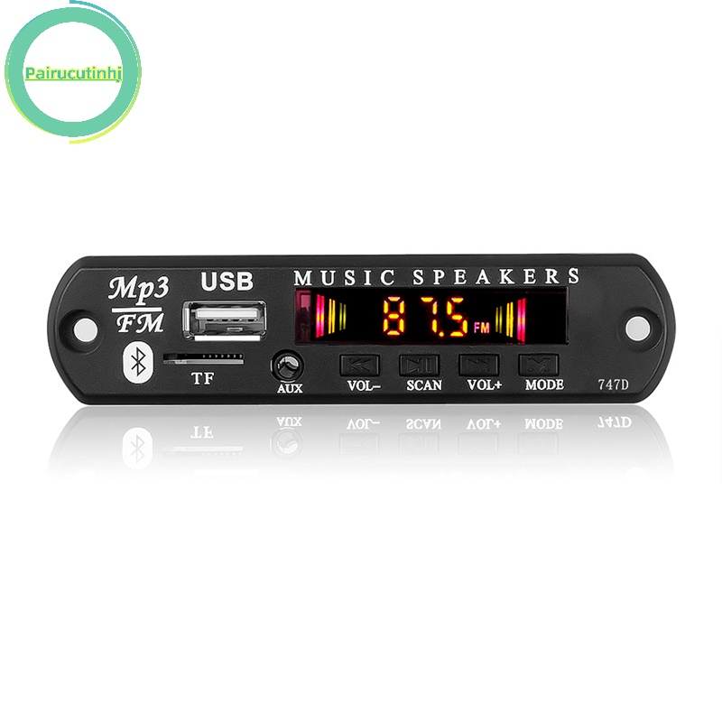 Bảng Mạch Khuếch Đại Tín Hiệu radio fm parucutin 5.0 mp3 usb 3.5 mm aux Cho Xe Hơi vn