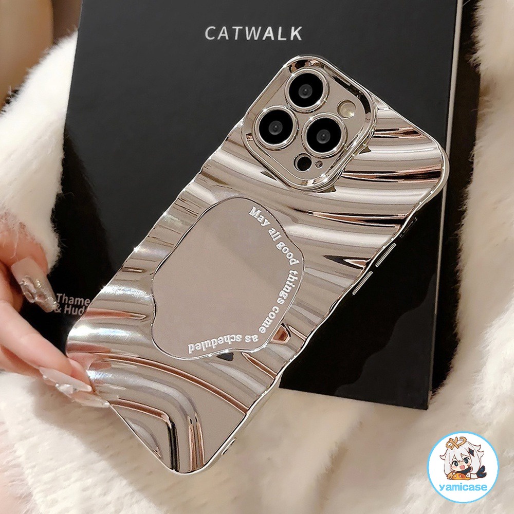 Sang Trọng Ốp Điện Thoại Mặt Gương Chống Sốc Cao Cấp Cho iphone 11 14 15 12 13 pro max 7plus 8plus xr xs max 7 8 se