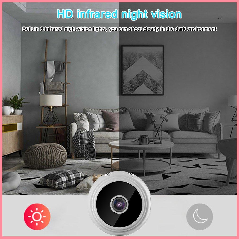 Cemera Mini A9 1080P High Definition WIFI CCTV IP White Security Cameras