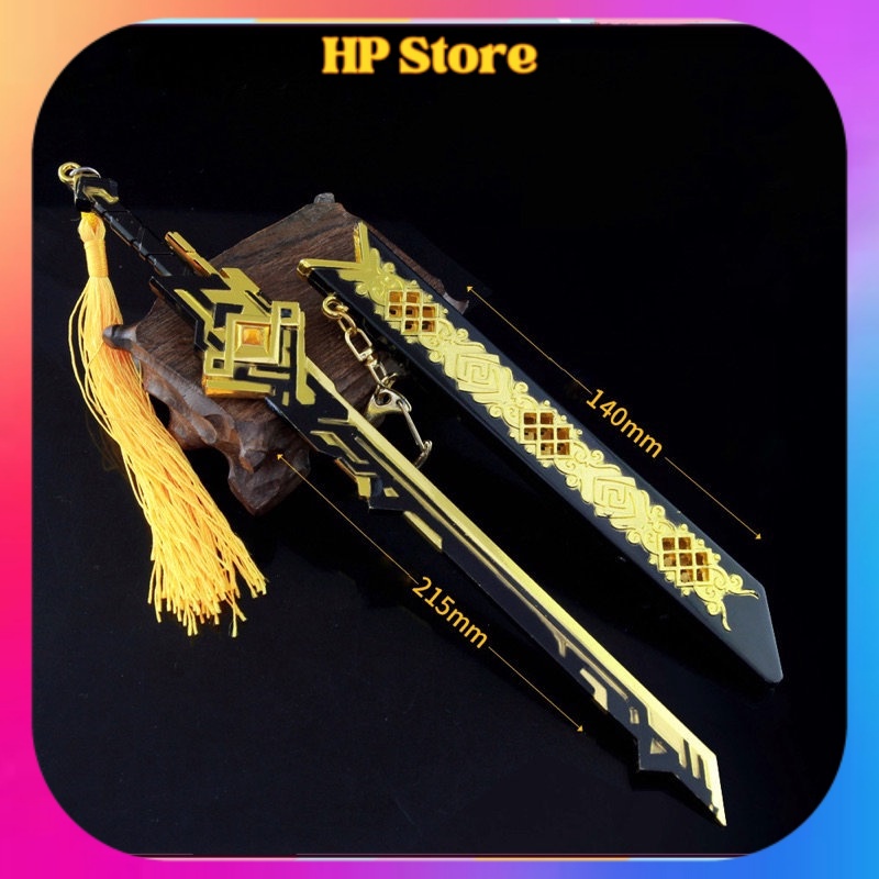 Mô hình Kiếm Chước Phong The Summit Shaper Kim Loại dài 21cm