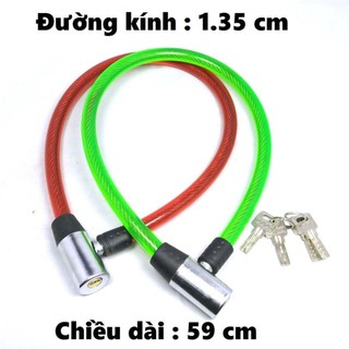 Khóa dây cáp chống cắt trộm cắp nhà cửa xe đạp xe máy