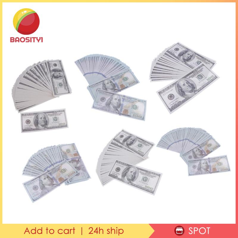 Set 100 Tờ Tiền Đô La Mỹ Giả Dùng Làm Đạo Cụ Chụp Ảnh Sáng Tạo