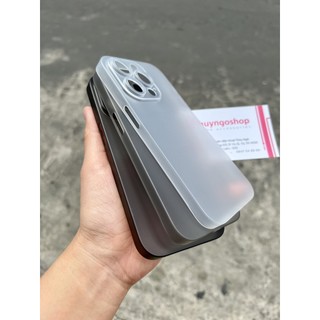 Ốp lưng nhám siêu mỏng iPhone 15 pro max - iPhone 15 pro - iPhone 15 plus - iPhone 15 -  iPhone 14 pro max - 14 pro