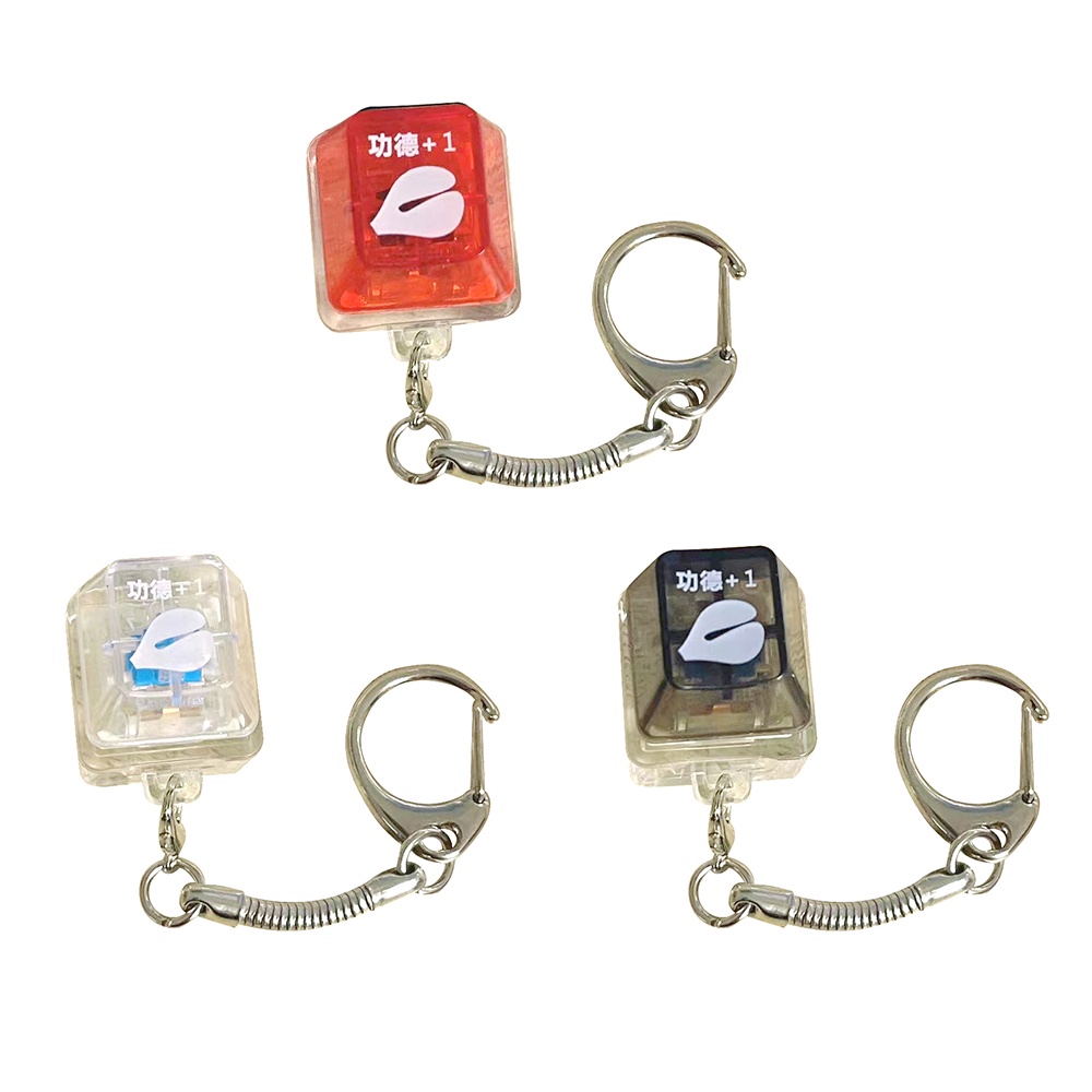 Móc Khoá Cute Bàn Phím Cơ Tích Đức Có Đèn - Móc Khoá Keycap Quà Tặng Phụ Kiện Dễ Thương