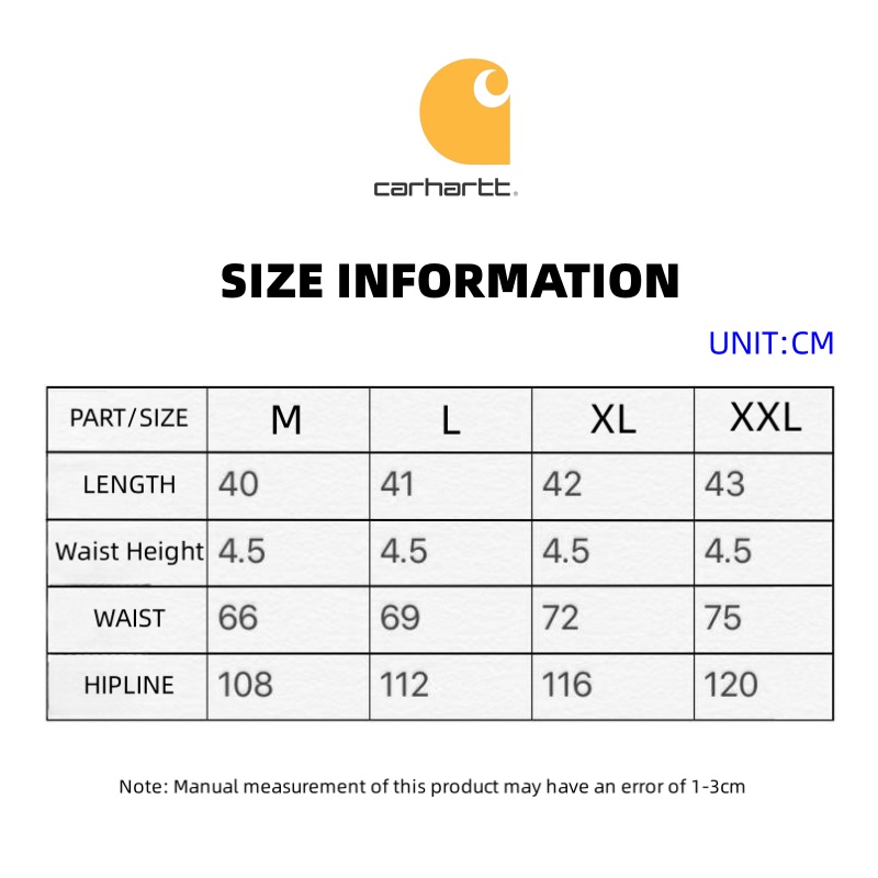 Carhartt Quần Short Thể Thao Vải cotton Thoáng Khí Nhanh Khô Thêu logo Cá Tính Cho Nam