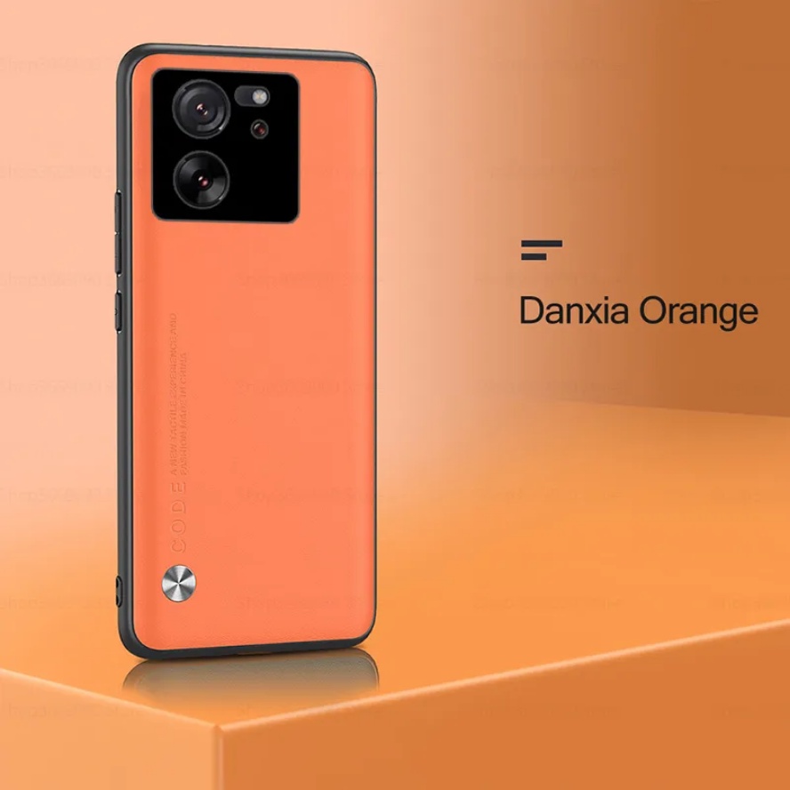Ốp Điện Thoại Da pu Viền Silicon Thiết Kế Đơn Giản Sang Trọng Cho xiaomi 13t pro 2023 5g xiaomi13t xiomi mi 13 t pro 5g