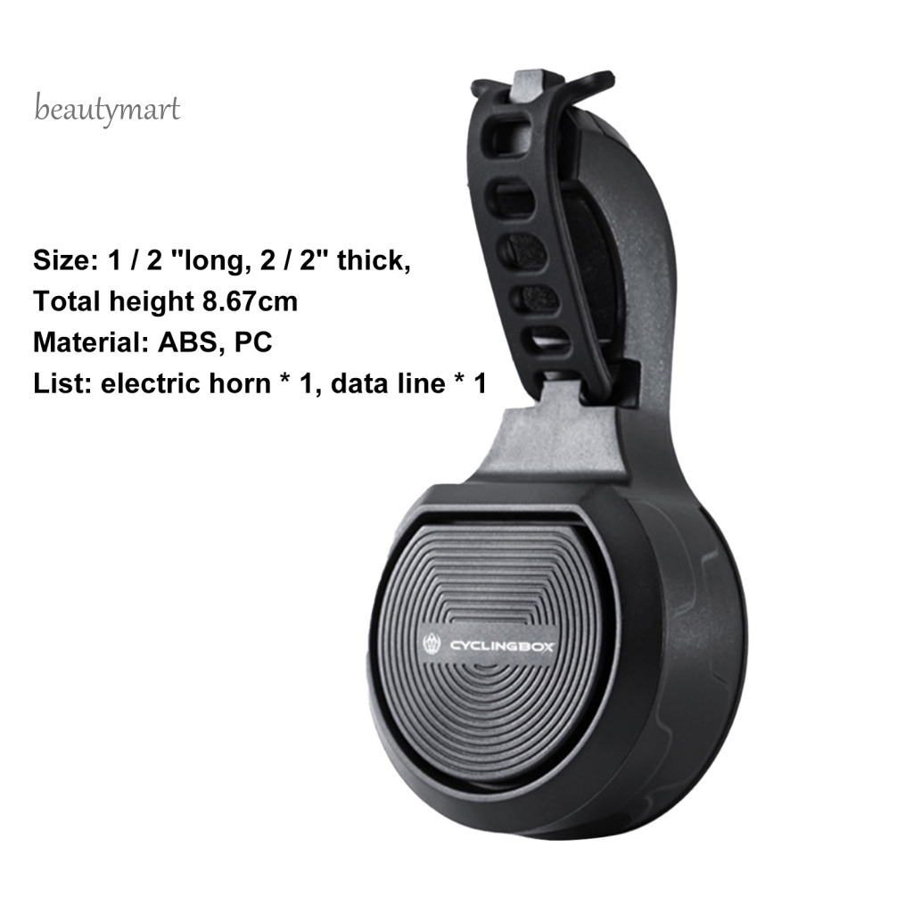 Còi Điện beautymartm1 abs Chống Thấm Nước Có Chức Năng Báo Động Dành Cho Xe Đạp mtb