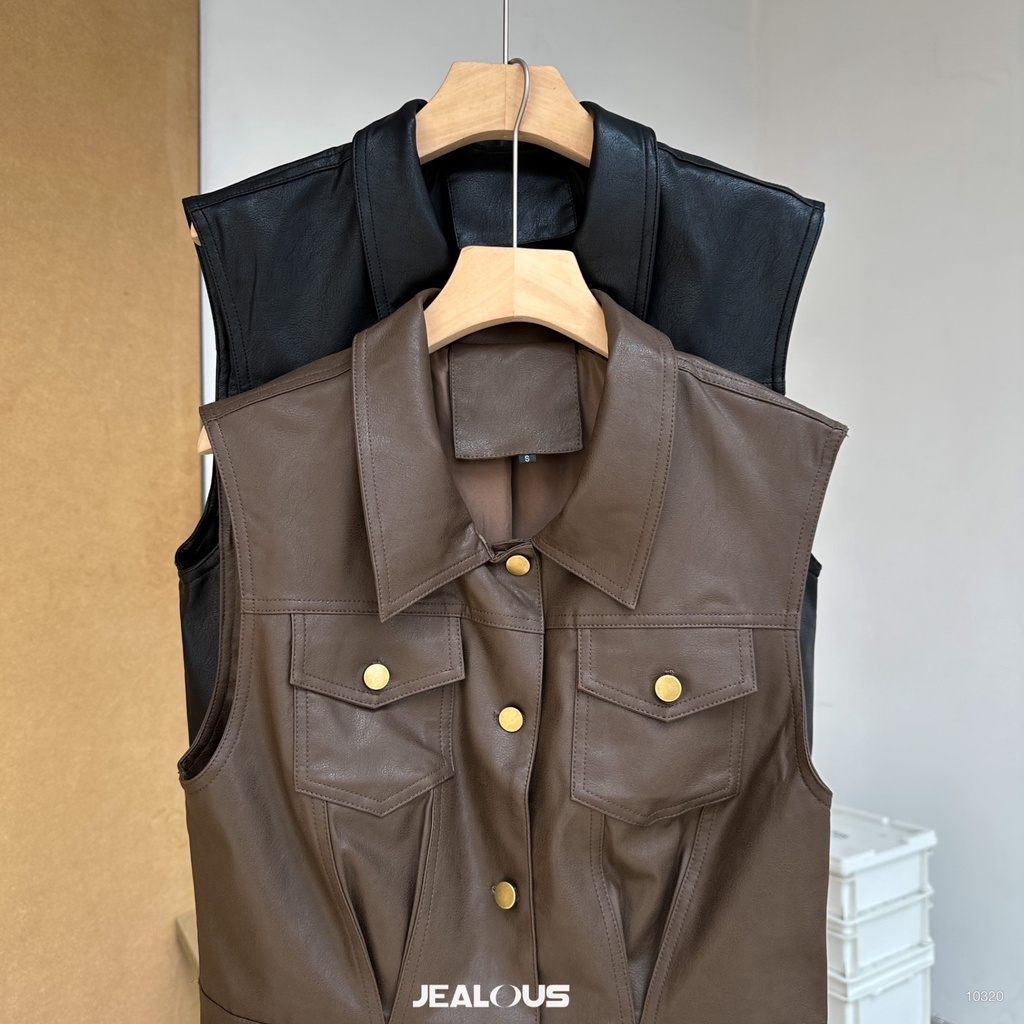 Áo gile da túi hộp level - 10320