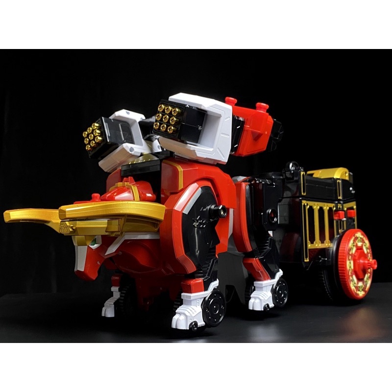 Mô hình Thần kiếm DX Mougyudaioh Robot Shinken Bò Tót chính hãng bandai Nhật Bản tặng kèm xe