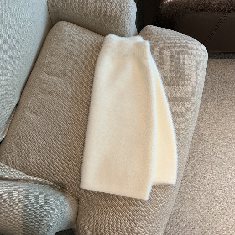 Chân Váy Ngắn Lưng Cao Phối Lông Thời Trang Mùa Đông 2023 Cho Nữ