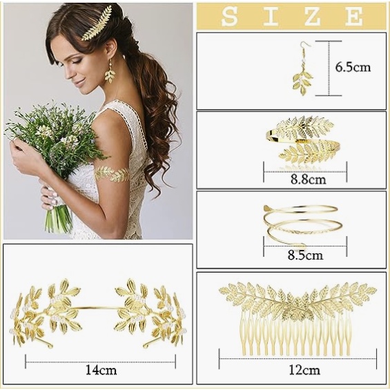 Bộ Vòng Đeo Tay Vàng Phong Cách Nữ Thần Hy Lạp heji Hy Lạp Nữ Thần Hy Lạp vn