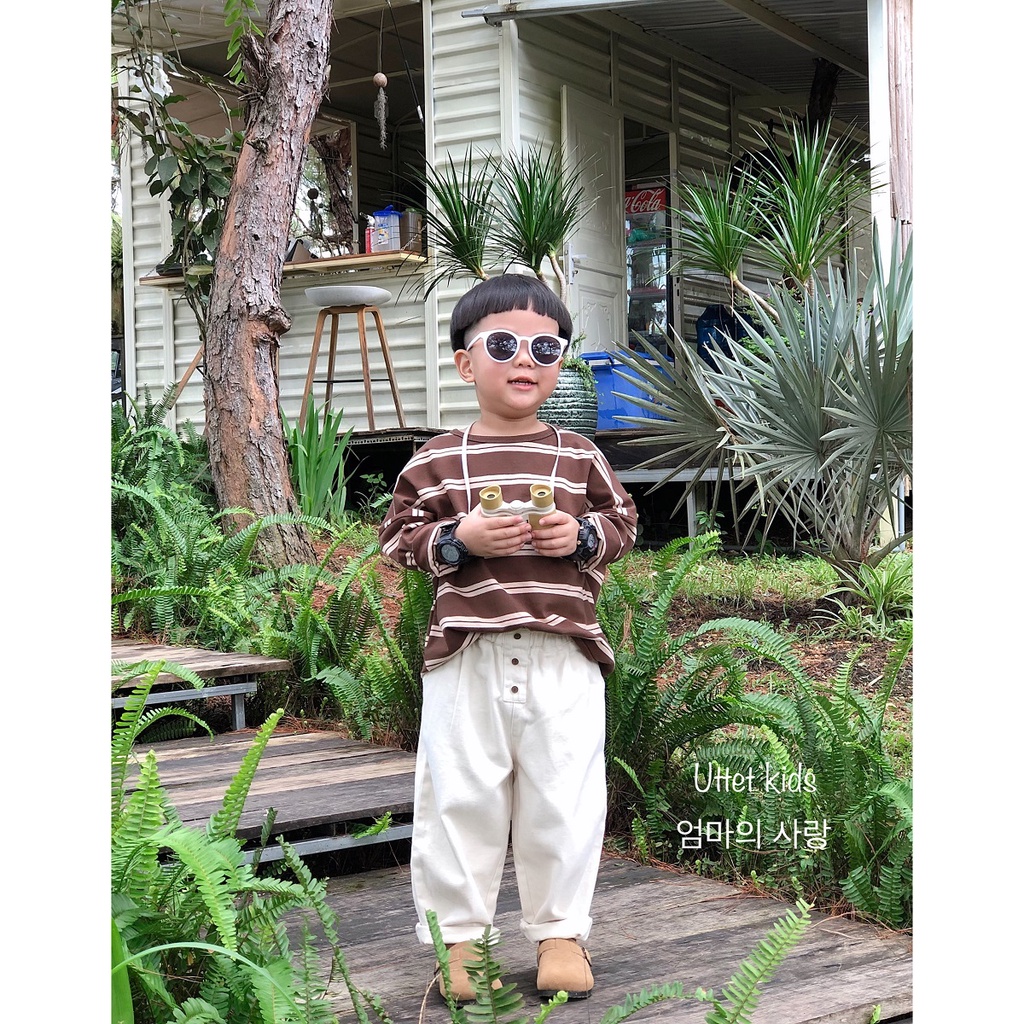 QUẦN KAKI PHONG CÁCH HÀN QUỐC DÁNG BAGGY PHÙ HỢP CHO BÉ GÁI VÀ BÉ TRAI 6336