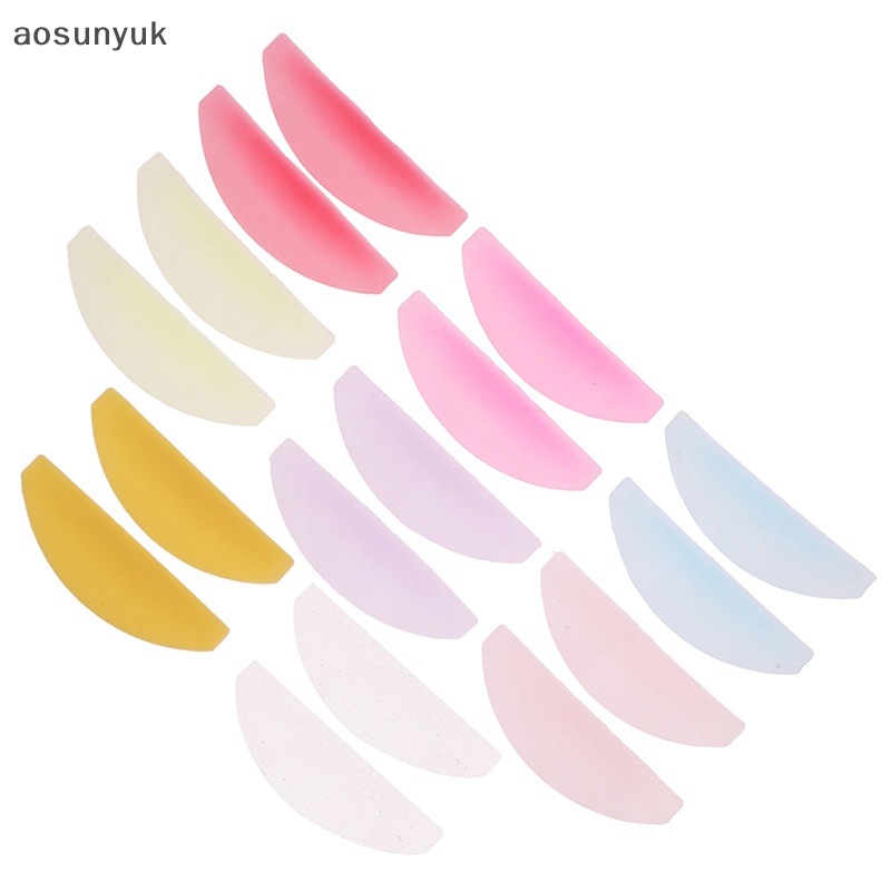 Aosunyuk 1 Cặp Đệm Silicon Nhiều Màu Hỗ Trợ Nối Mi Giả