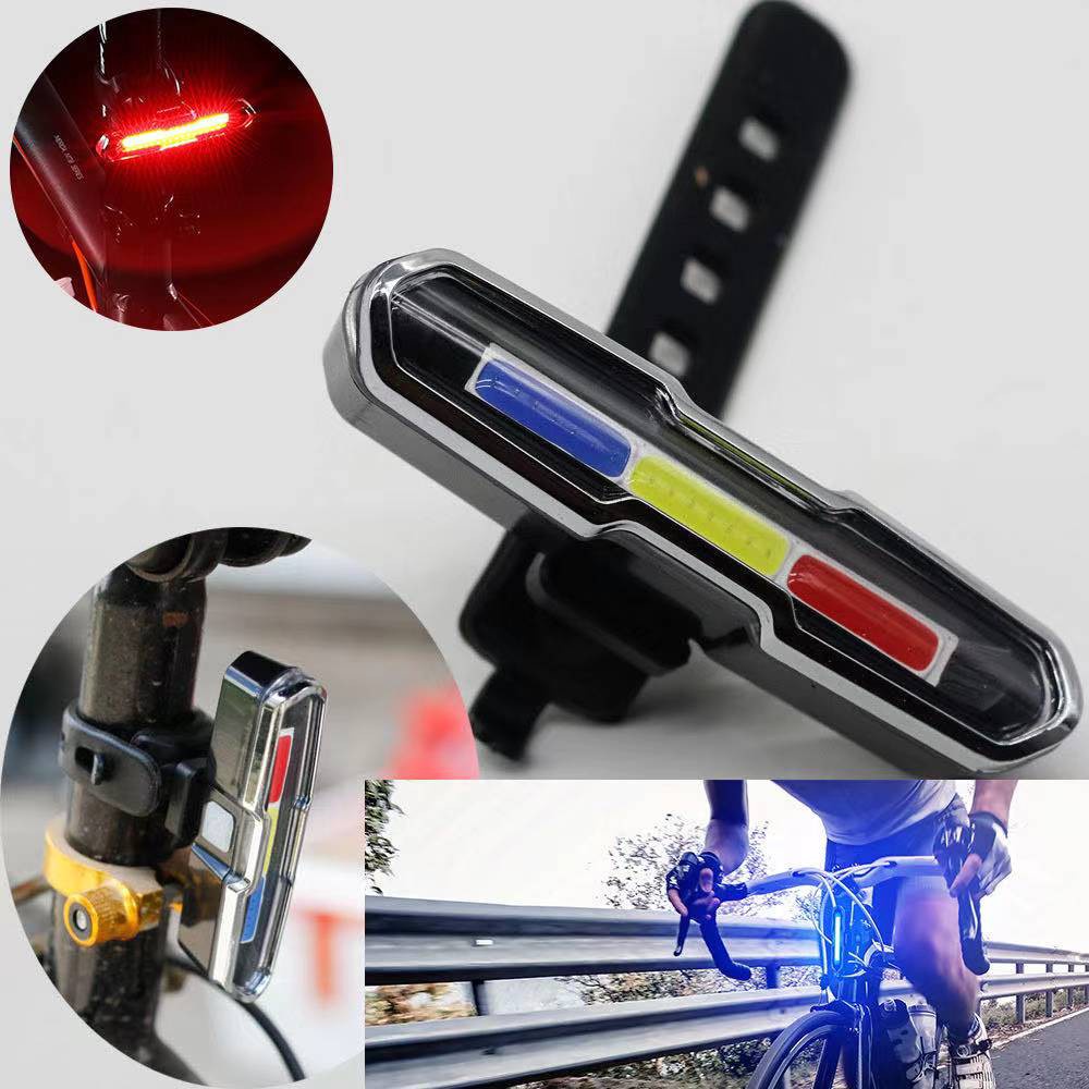Đèn hậu xe đạp IPX4 Chống nước siêu sáng 5 chế độ chiếu sáng Xe đạp USB có thể sạc lại Đèn hậu xe đạp LED