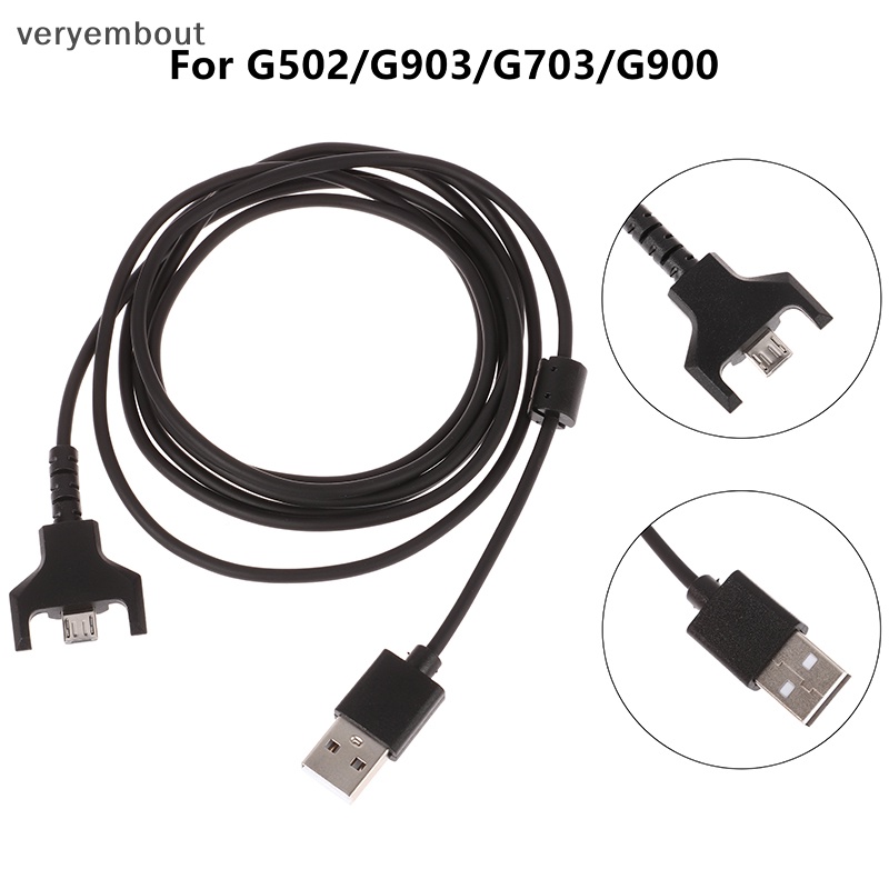 Ut Dây Cáp Sạc usb Bền Bỉ Dành Cho Chuột Chơi Game lg g403 / g903 / g703 / g900 gpw