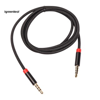 Igreenleaffs dây cáp âm thanh nối dài jack 35mm mp3 aux cho xe hơi