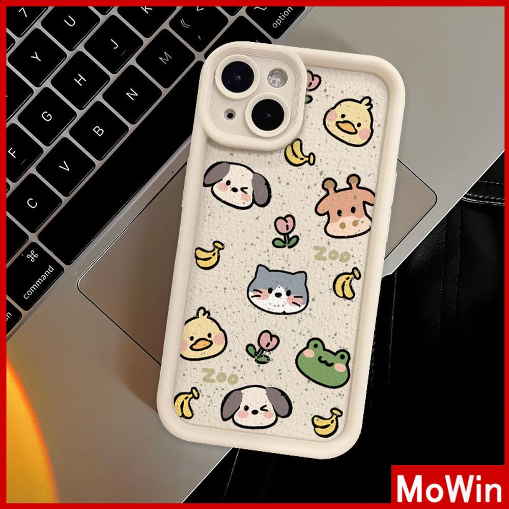 Ốp lưng iPhone 15 Pro Max Case Kết Cấu Da Ốp Màu Đen Chống Sốc TPU Mềm Hình Chú Hươu Cao Cổ Dễ Thương Tương Thích Với iPhone 14 Pro Max 13 Pro Max 12 Pro Max 11 XR XS Max 7Plus 8Plus
