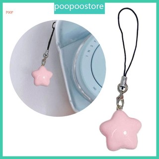 Dây Đeo Điện Thoại Bằng Nhựa resin Hình Ngôi Sao Béo dopamine Chống Mất Tích Hợp Móc Khóa Cho Nữ