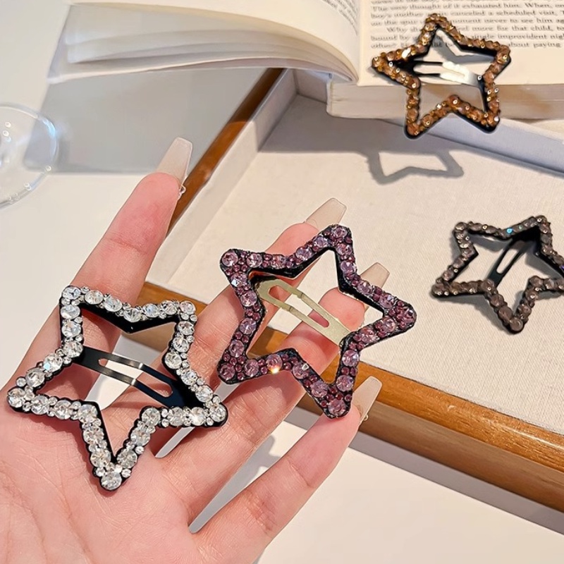 Kẹp Tóc Ngôi Sao Đơn Giản Thời Trang Hàn Quốc Cao Cấp Dành Cho Nữ