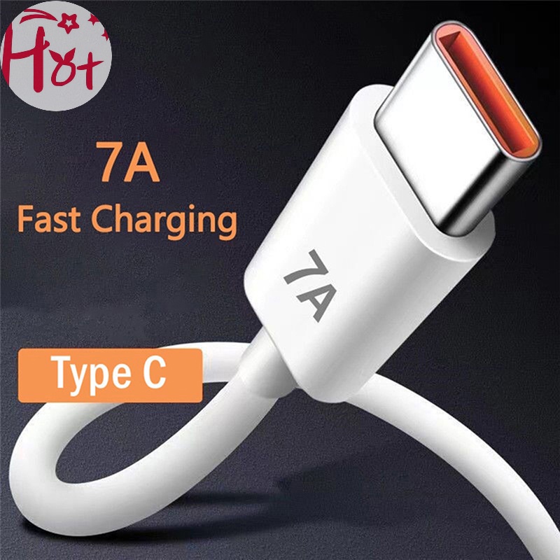 Dây Cáp Sạc Nhanh usb Loại c 7a 100w Cho oppo huawei xiaomi vivo honor